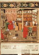 unknow artist Scene of Pharmacy,from Avicenna's Canon of Medicine china oil painting artist
